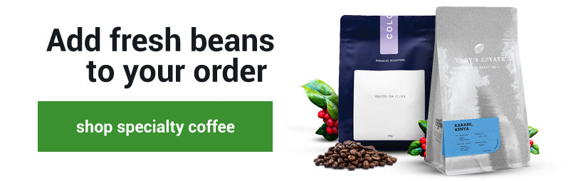 Add fresh beans to your order