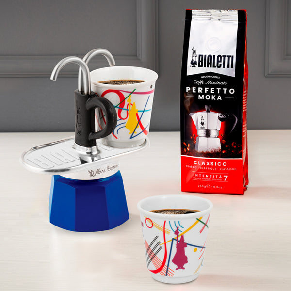 Bialetti Mini Express 2 Cup -Blue