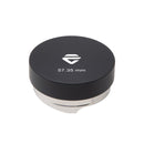 Lelit 57mm Coffee Leveler with Adjustable Depth and Brushed Black Finish