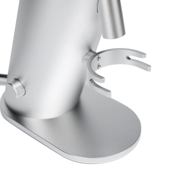 Option-O Lagom P80 Flat Burr Coffee Grinder in Silver with 80mm Burrs and Adjustable RPM