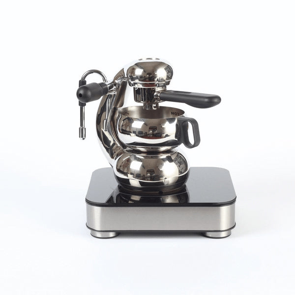 The Little Guy Espresso Maker on stove