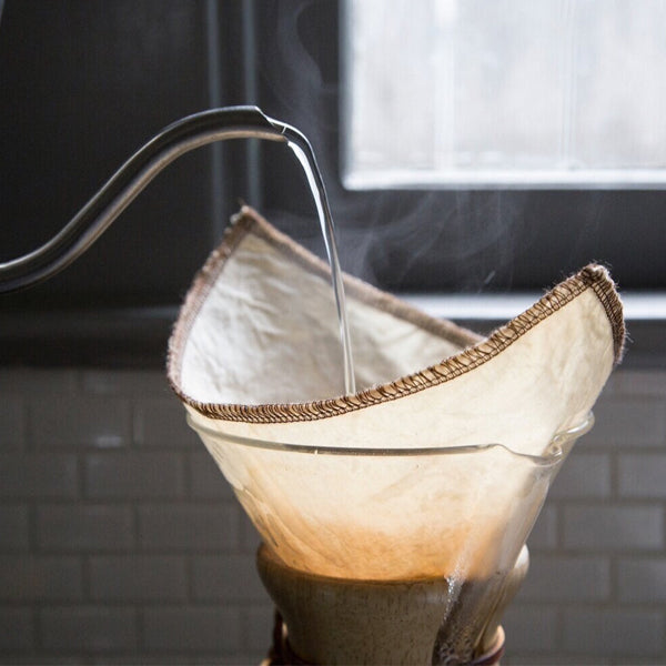Coffee brewing with Socks for Chemex
