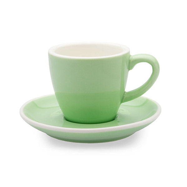 ACF Cup & Saucer 6 Set - 8oz Green