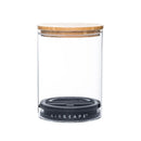 Airscape Glass & Bamboo Lid 500g Medium
