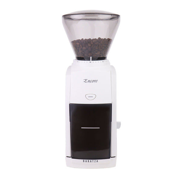 Baratza Encore grinder white front on