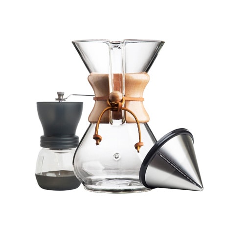 Reusable outlet chemex filter