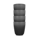 HuskeeCups 4 x 8oz Charcoal