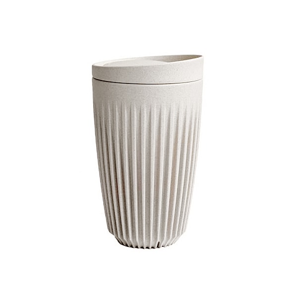 Huskee Natural Cup w Lid 12oz