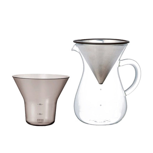 Kinto Stainless Steel Slow Coffee Set 300ml Set