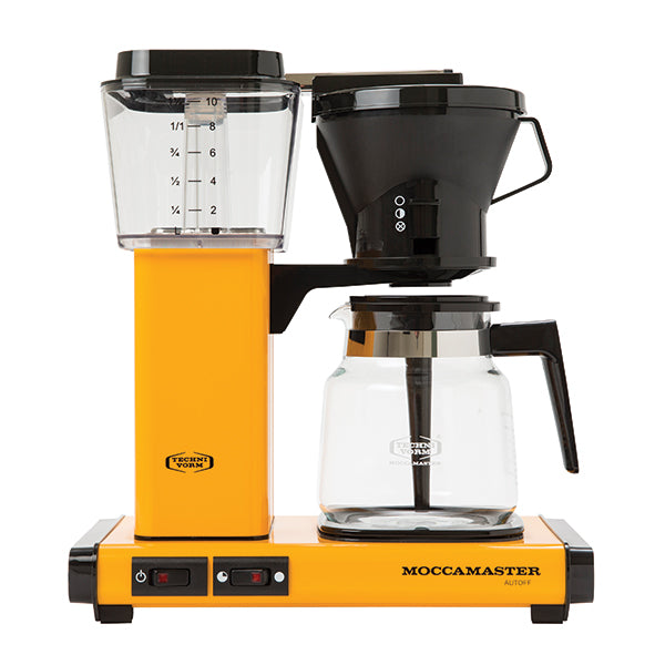 yellow batch brewer machine moccamaster