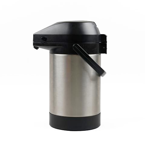 Airpot Coffee Dispenser with Pump - Insulated Stainless Steel Coffee C -  Box Flipz