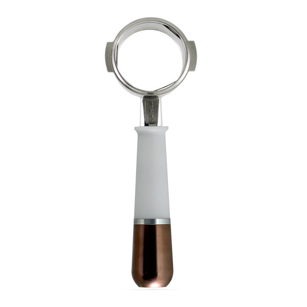 Pesado Metal Portafilter Naked NS / VA White Bronze