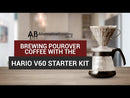 Hario V60 Ceramic Pour Over Set - White
