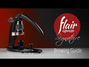 Flair Espresso Maker Signature with Pressure Gauge Kit - White