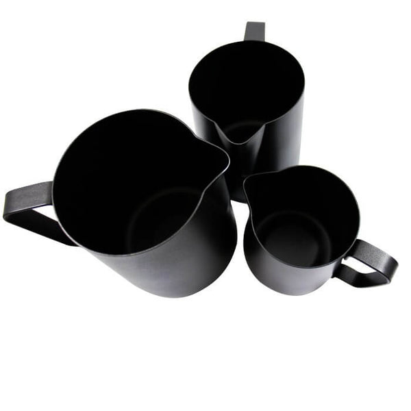 Rhinowares Black Stealth Milk Pitcher - 20oz/600ml