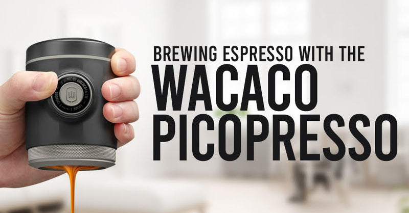 brewing espresso with wacaco picopresso
