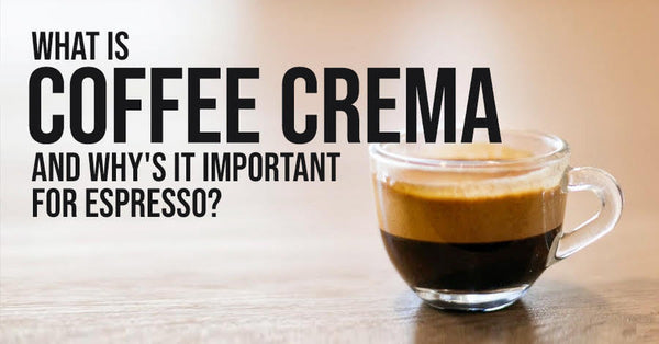 what is coffee crema and why's it important for espresso