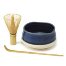 Avanti matcha ceremonial set with whisk bowl and scoop for traditional matcha tea preparation