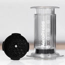 AeroPress Flow Filter Cap in Matte Black Finish