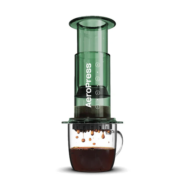 Aeropress Clear Coffee Maker Green