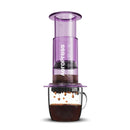 Aeropress Clear Coffee Maker Purple