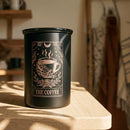 Airscape 7 limited edition engraved black art series 500g coffee bean storage canister with airtight vacuum seal