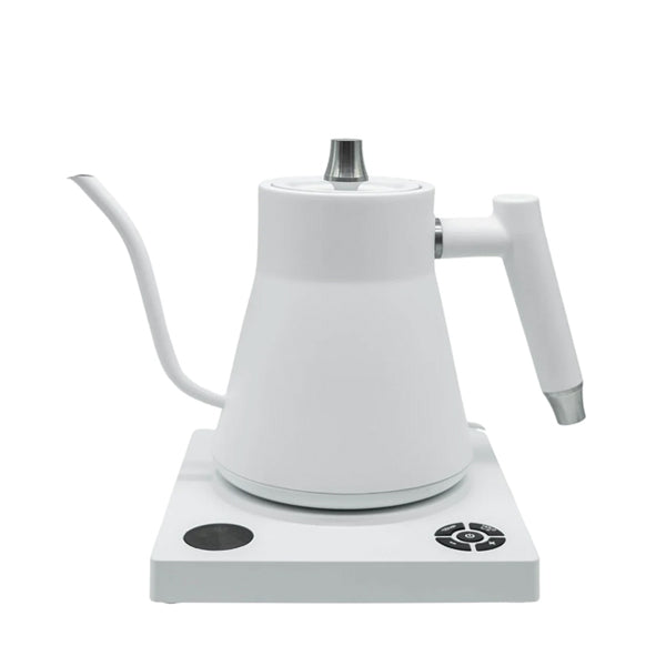 White variable temperature electric kettle