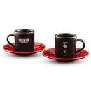 Bialetti x Stranger Things Cup and Saucer Set of 2 with heat sensitive Hawkins design
