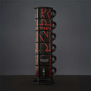 Bialetti Stranger Things Stackable Cups 6 Set with vintage Hawkins themed graphics