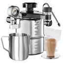 Bellman CX25P Stovetop Espresso and Steamer Coffee Maker with Pressure Gauge