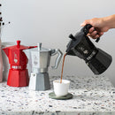 Bialetti Moka Exclusive - Black Silver Red