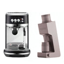 Breville Bambino Plus Black Truffle Varia VS4 Ruby Rose Espresso Machine Bundle