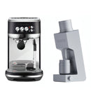 Breville Bambino Plus Black Truffle Varia VS4 Silver Espresso Machine Bundle