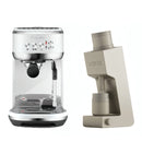 Breville Bambino Plus Sea Salt Varia VS4 Sandstone Espresso Machine Bundle
