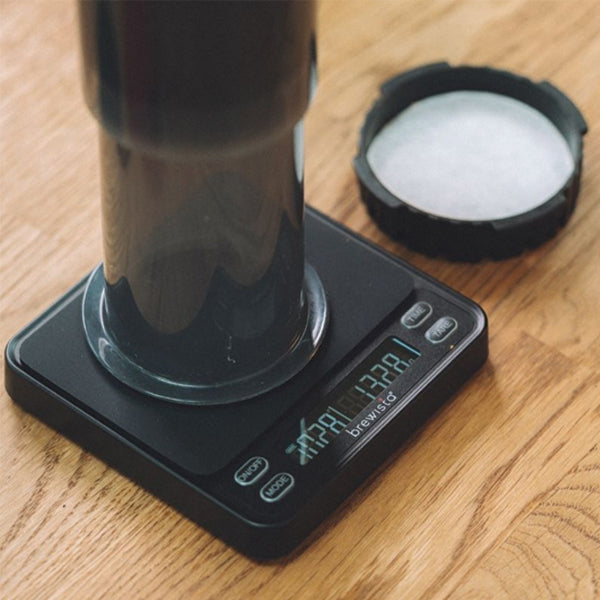 Brewista Black Smart Scale III digital coffee scale for precise espresso and pour over brewing measurements