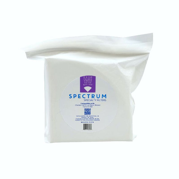 Bruer Spectrum folded circle coffee filters