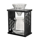 Hario Drip Stand Set Asanoha in Black Wood Finish