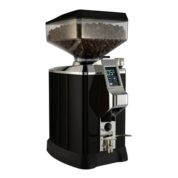 Faema Touch Coffee Grinder Black side view
