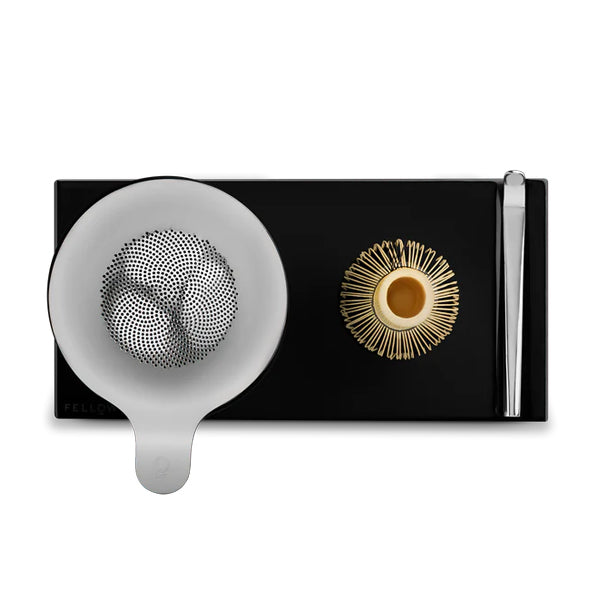 Fellow matcha tea set matte black ceramic bowl and whisk set