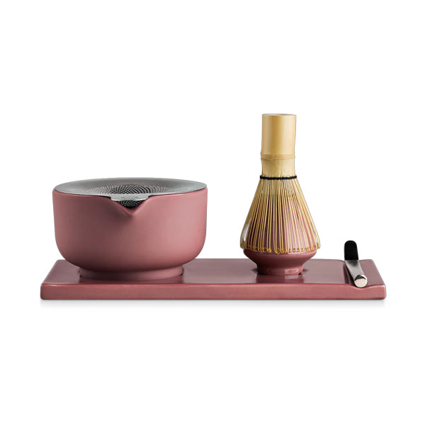 Fellow matcha tea set desert rose colour