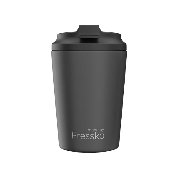 Fressko Reusable Ceramic Cup Coal Bino 8oz