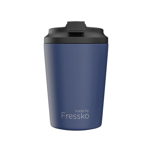 Fressko Reusable Ceramic Cup Denim Bino 8oz