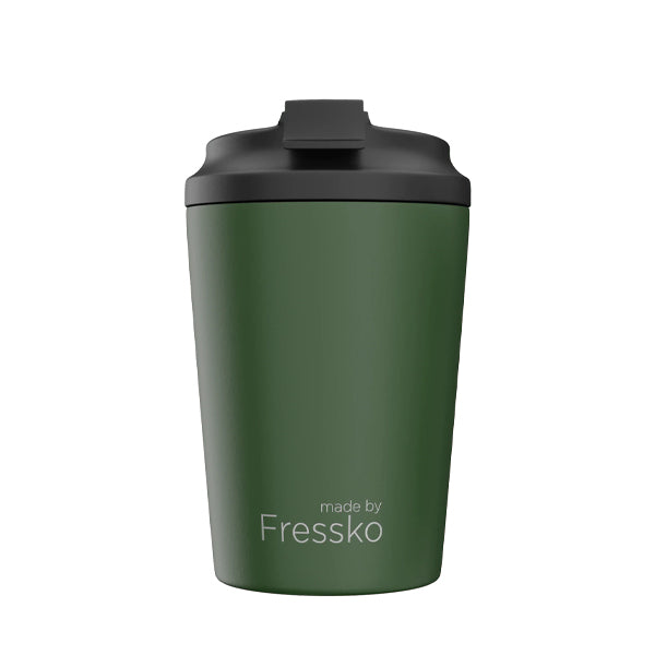 Fressko Reusable Ceramic Cup Khaki Camino 12oz