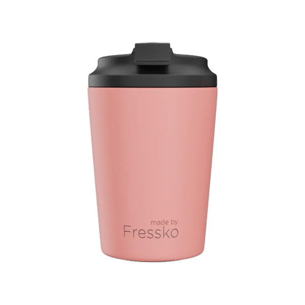 Fressko Reusable Ceramic Cup Peachy Bino 8oz