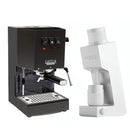 Gaggia Classic E24 Black Varia VS4 White Espresso Machine Bundle