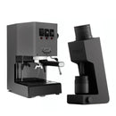 Gaggia Classic E24 Grey Varia VS4 Black Espresso Machine Bundle