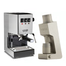 Gaggia Classic E24 Stainless Steel Varia VS4 Sandstone Espresso Machine Bundle