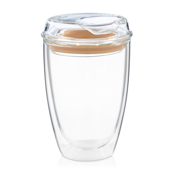 GoodCuppa The Big Reusable Glass Cup Clear