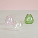 Hario Chasen Stand & Bowl 100 ml in Classic Clear Glass, matcha whisk drying stand paired with a small bowl