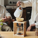 Hario Drip Pourover Stand Set Asanoha in Natural Wood Finish